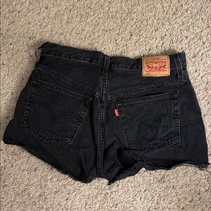 Levi's Women's Dark Denim Jean Shorts